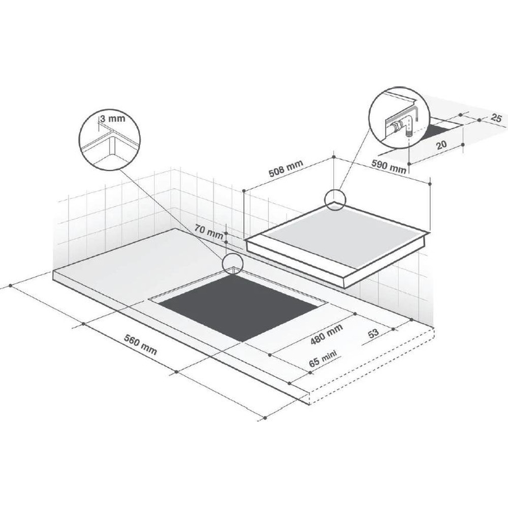 Варильна поверхня De Dietrich DPE4620XF - изображение 2